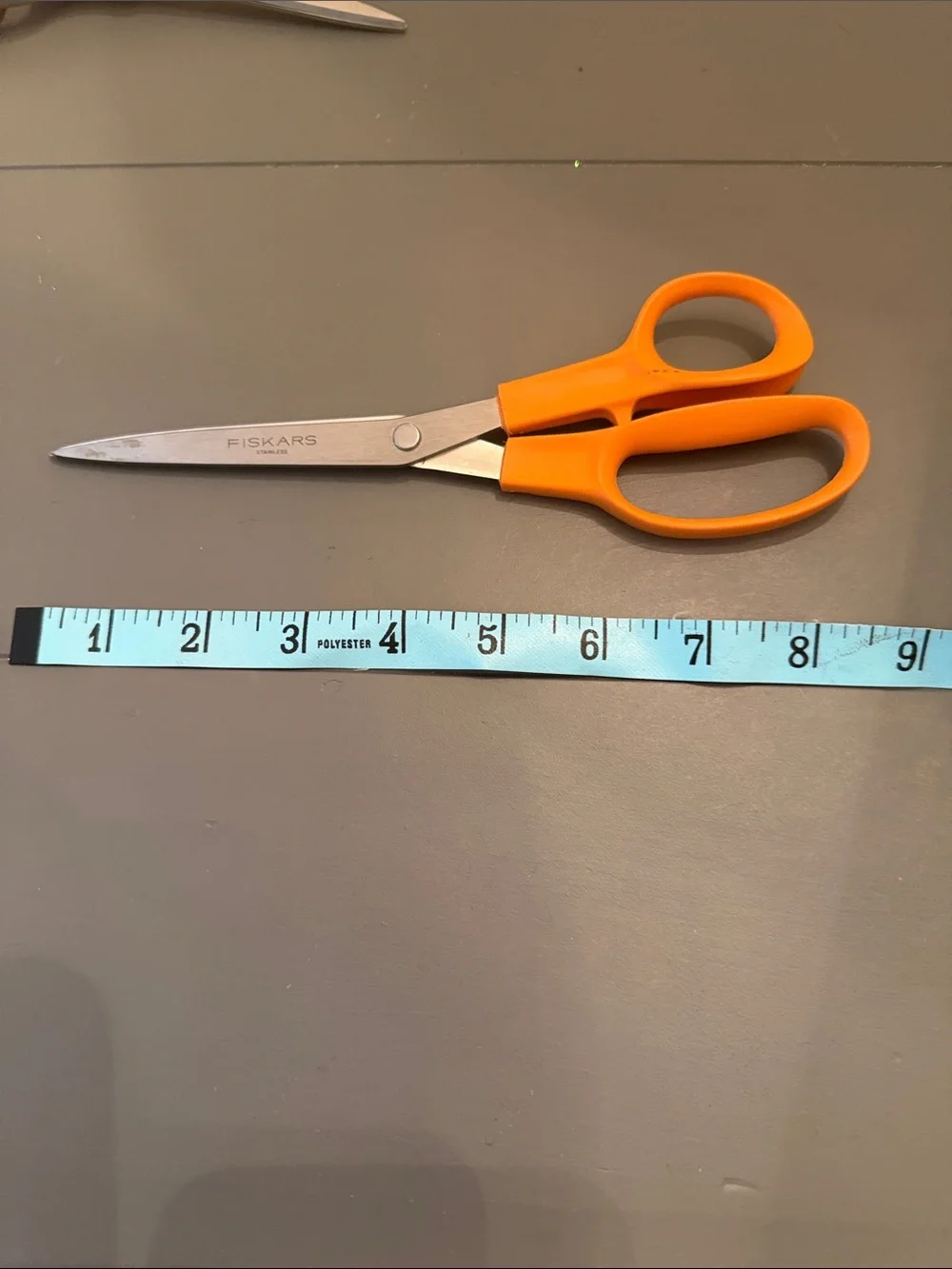 Fiskars USA original Shears Scissors Orange Handle Cut Crafts Fabrics 🐈‍⬛